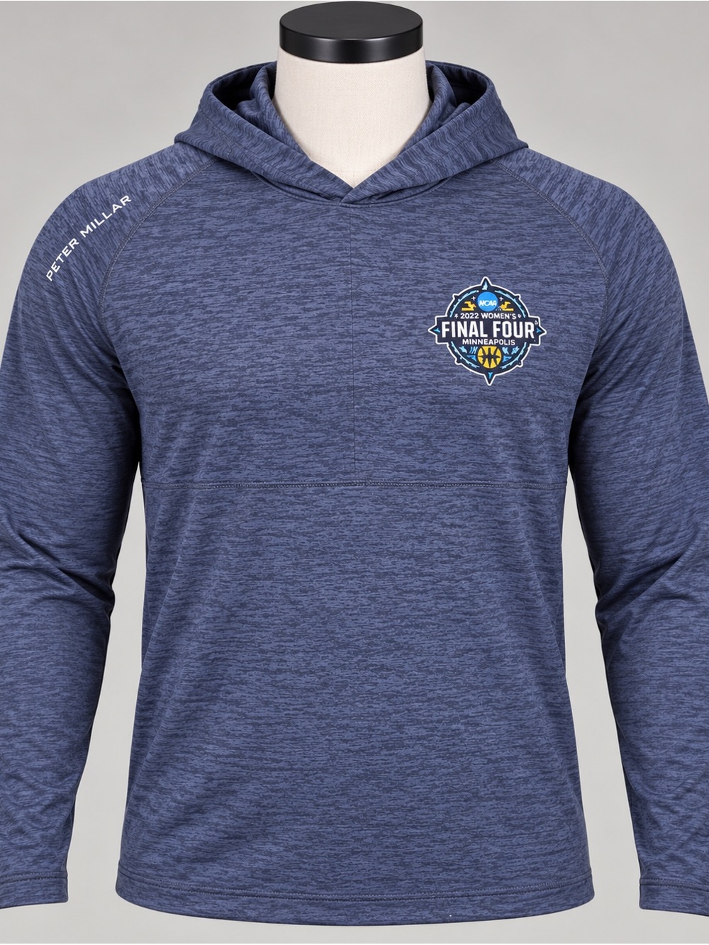 Peter Millar 2022 NCAA Women’s Final Four Men’s M Blue Performance Hoodie NWT